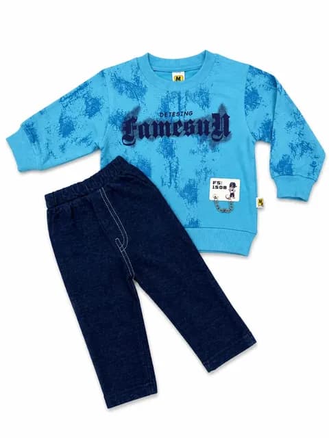 Boys Sweatshirt & Pants Winter Tracksuit Set