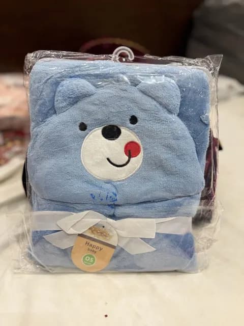 Imported Baby Character Hooded Blanket